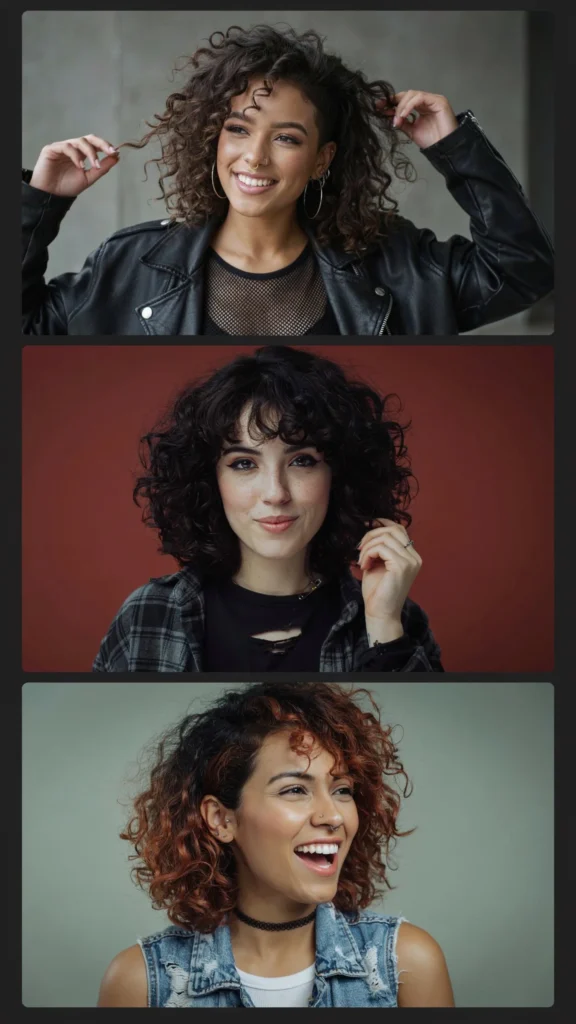 Curly Mullet