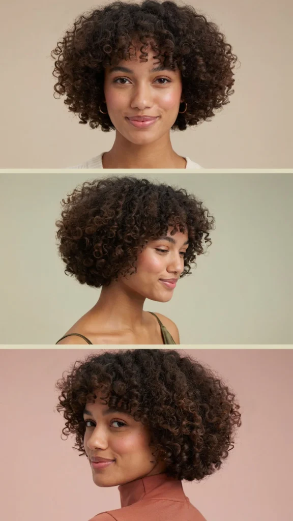 Curly Bowl Cut