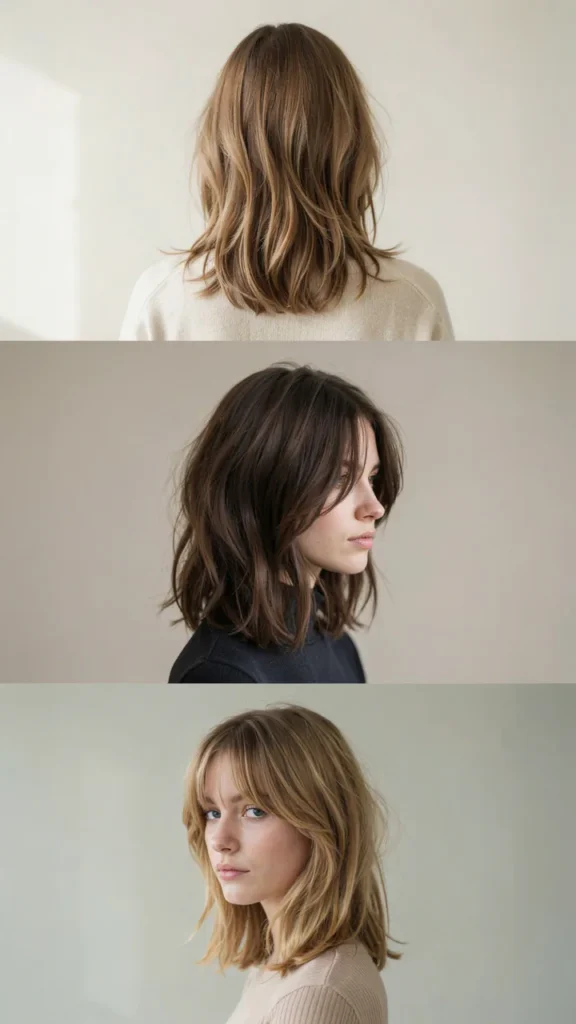 Layered Shag With Blunt Ends