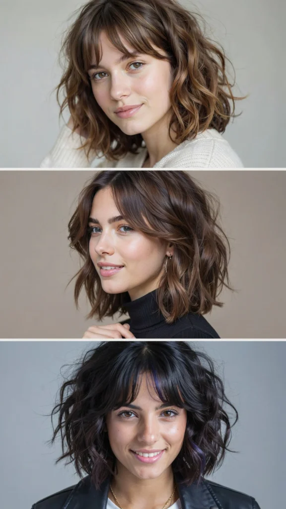 Curly Wolf Cut