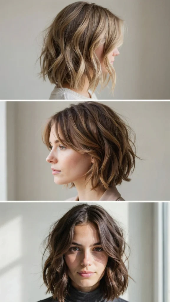 Short Wavy Layers With Textured Ends