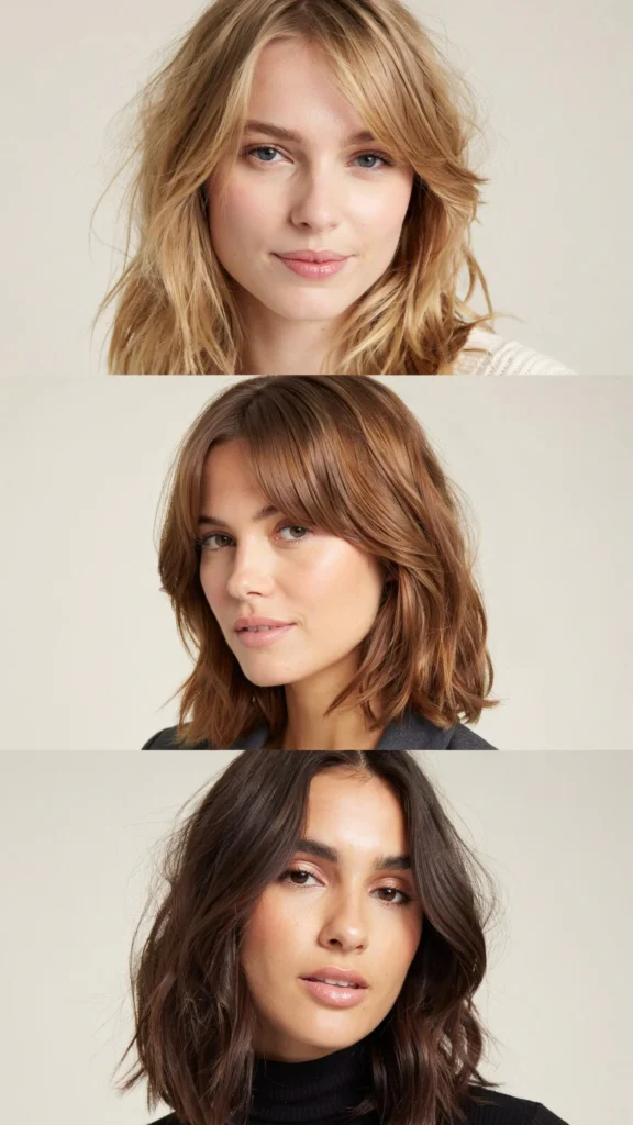Medium Cut With Side Bangs