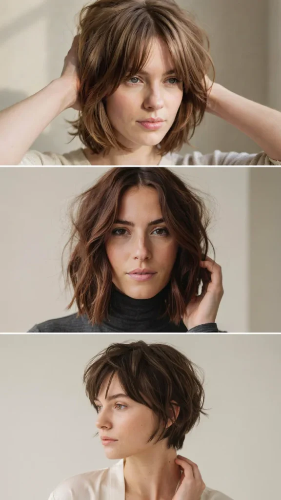 Short Shag for Square Faces