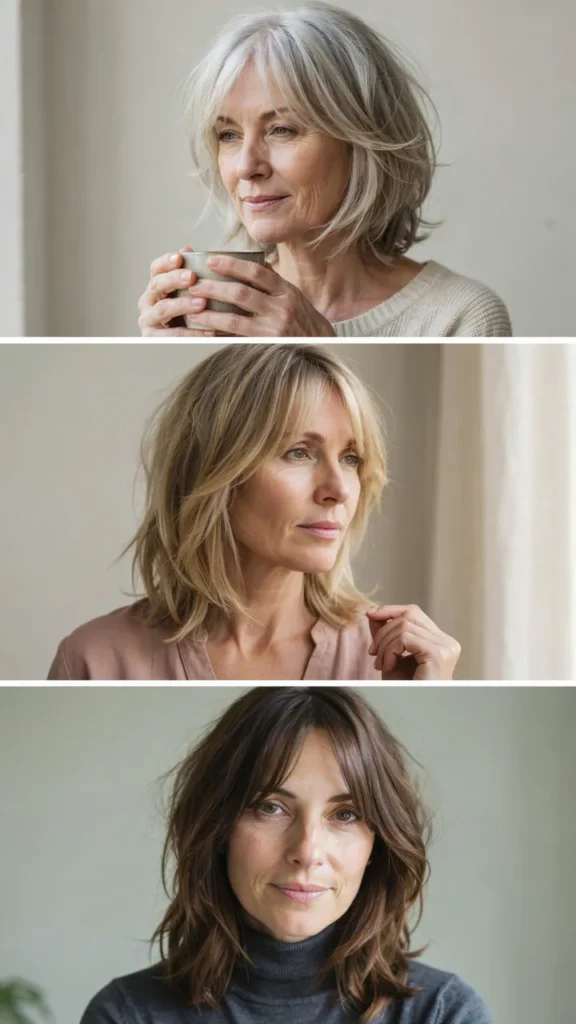 Wispy Shag With Side Bangs