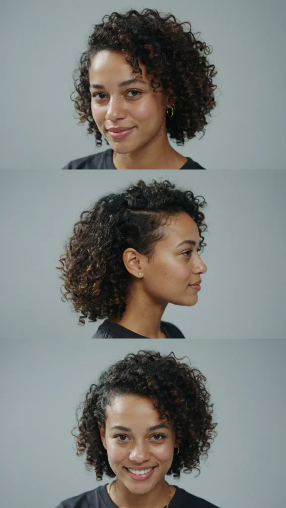 Curly Faux Hawk