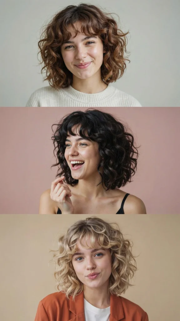 Curly Hime Cut