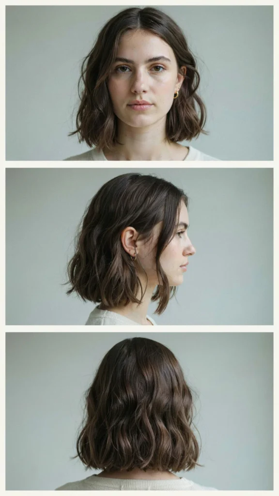 Wavy French Bob With Layers