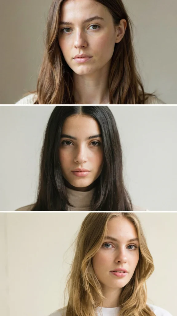 12. Long Straight Layers With Face Framing