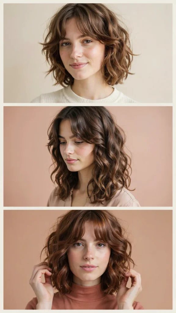Soft Feminine Curly Shag