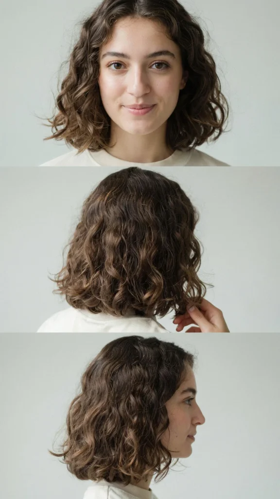 19. Curly Layers With Tapered Ends
