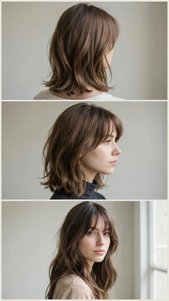 13. Brunette Medium Layers for Thin Hair