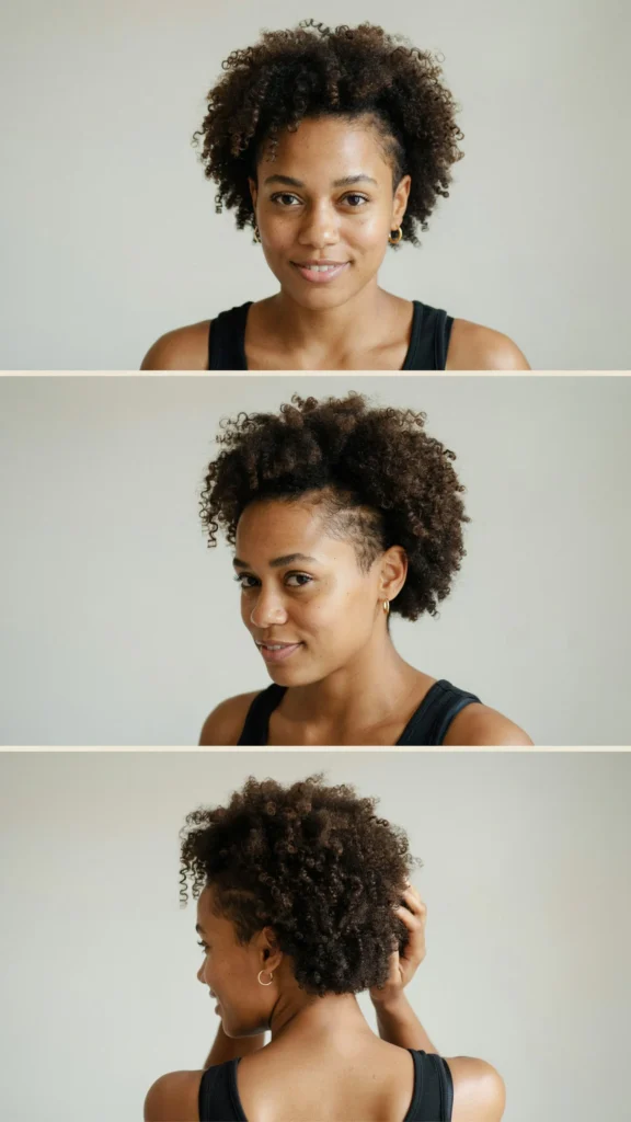 Curly Faux Hawk