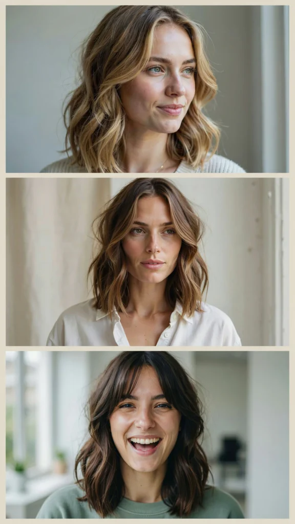 Medium Wavy Cut With Layers