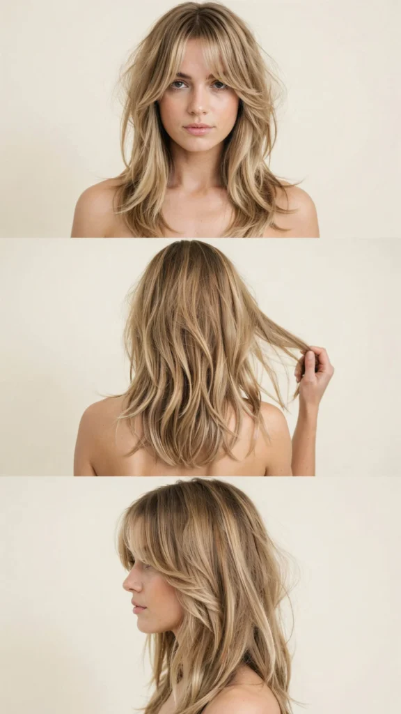 Choppy Long Layers With Soft Money Piece Framing