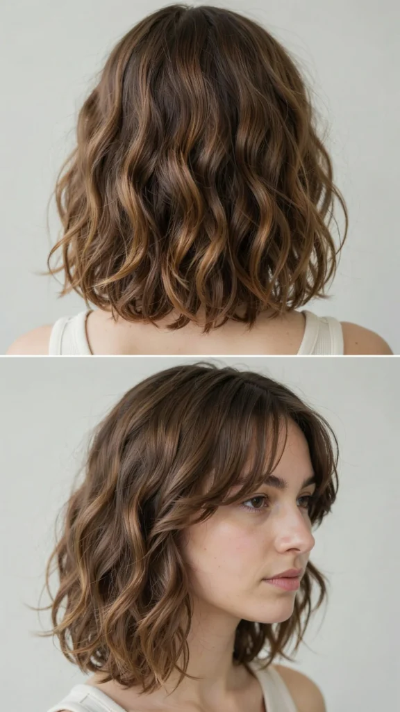 18. Low-Maintenance Curly Medium Layers