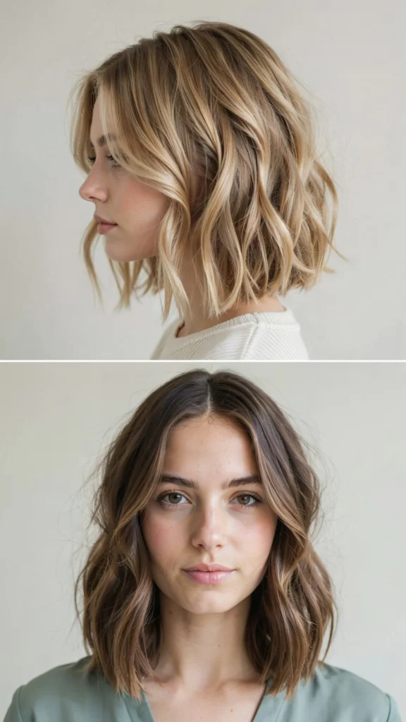 Short Wavy Layers With Middle Part