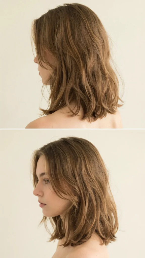 Medium Wavy Layers With Cheekbone Framing