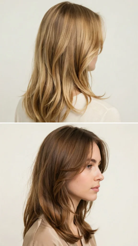 14. Long Layers With Side-Swept Face Framing