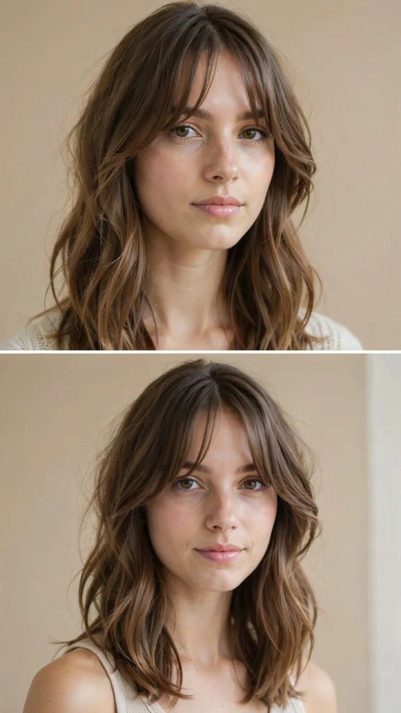 21. Medium Layers for Oval Face