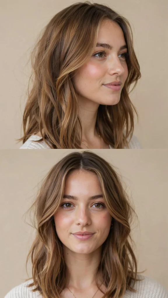 Long Shaggy Choppy Layers With Dramatic Front Pieces