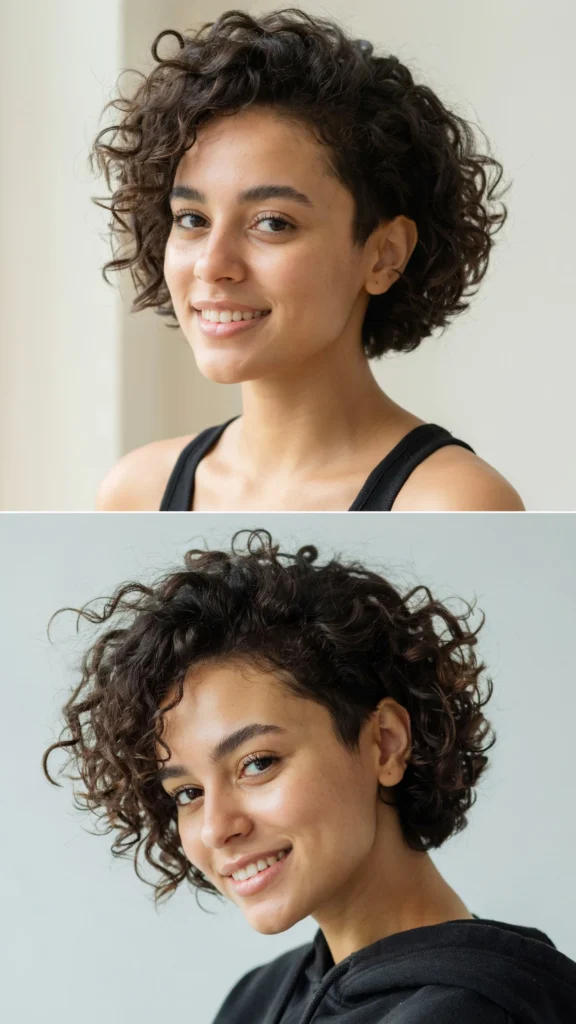 Curly Punk Crop