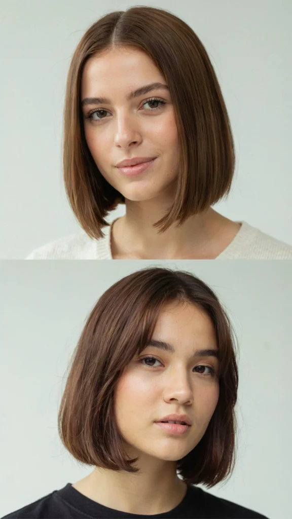 Short Soft Blunt Bob