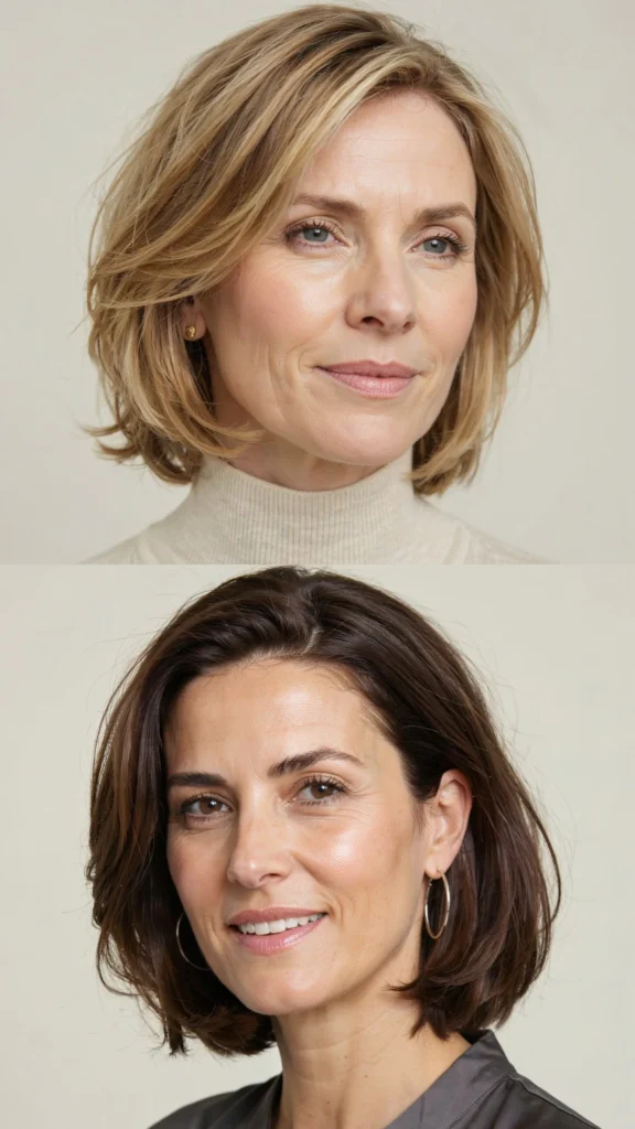 Short Layered Bob