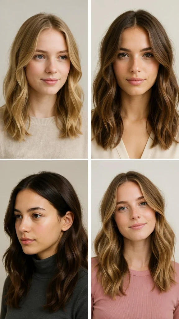 Wavy Layers With Rounded Face Frame